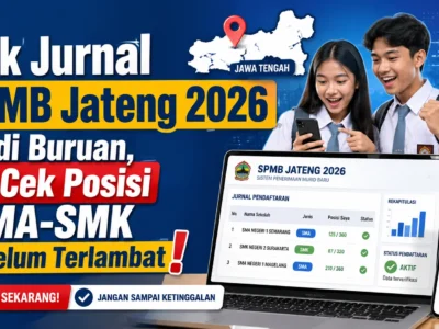 link jurnal SPMB Jateng 2026